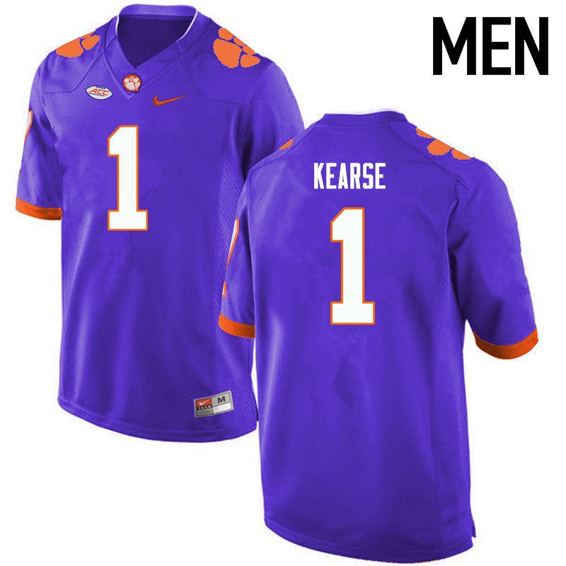 Men Clemson Tigers #1 Jayron Kearse College Football Jerseys-Purple